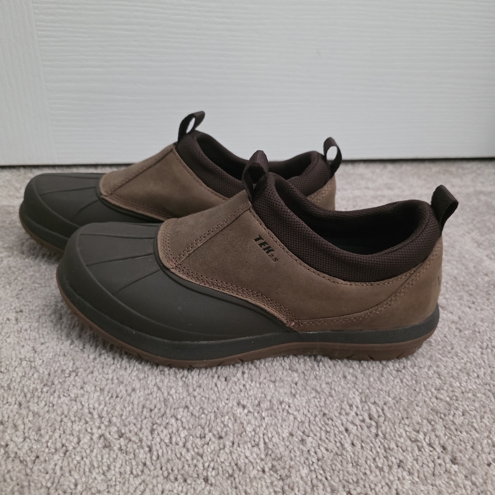 L.L. Bean Womens Storm Chaser 5 Slip On Shoes Waterproof size 8 Medium brown